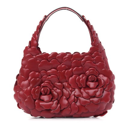 Valentino Garavani Nappa Atelier 03 Rose Edition Small Hobo Rosso Valentino 1 of 8