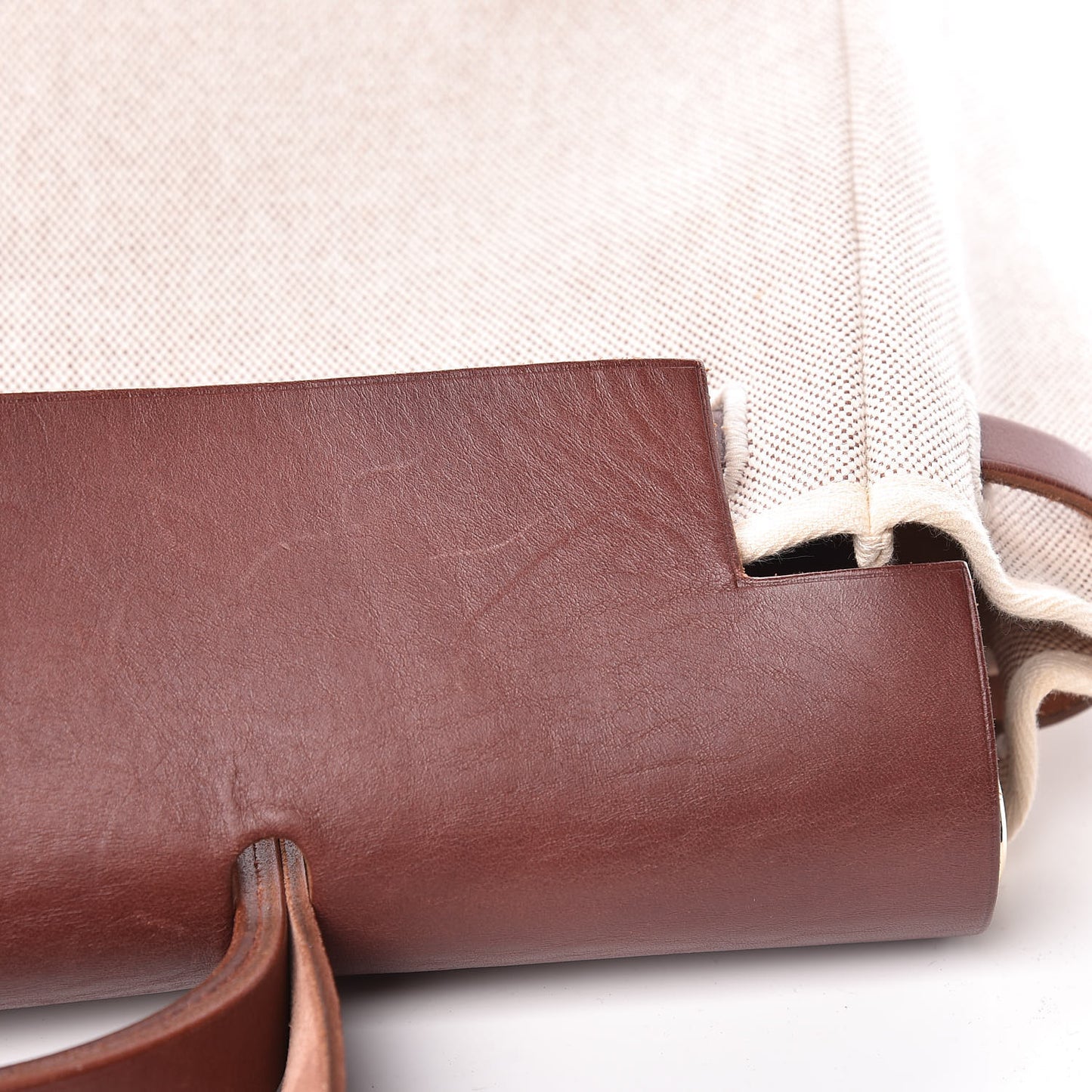 Toile Calfskin Herbag 39 GM Natural