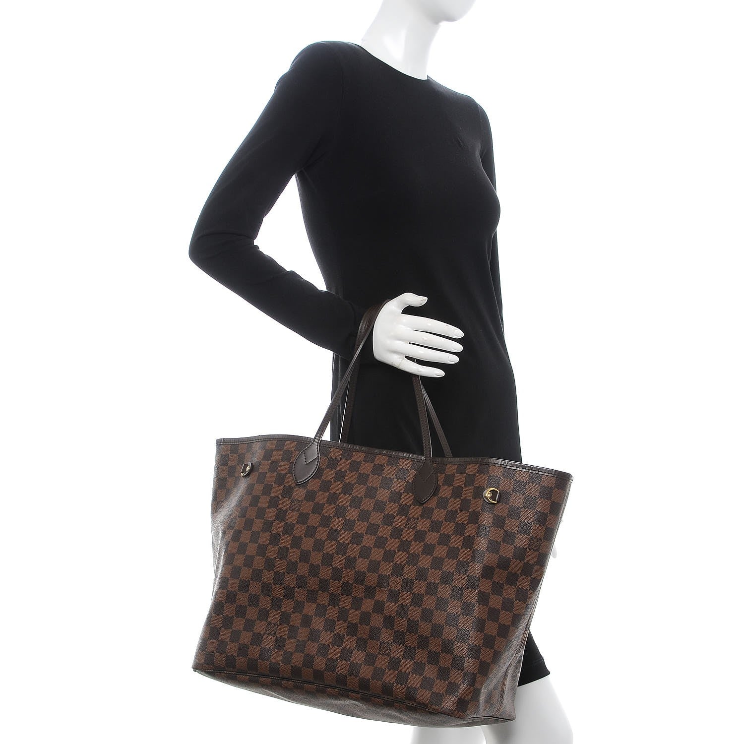 Louis Vuitton Damier Ebene Neo Neverfull GM 2 of 16