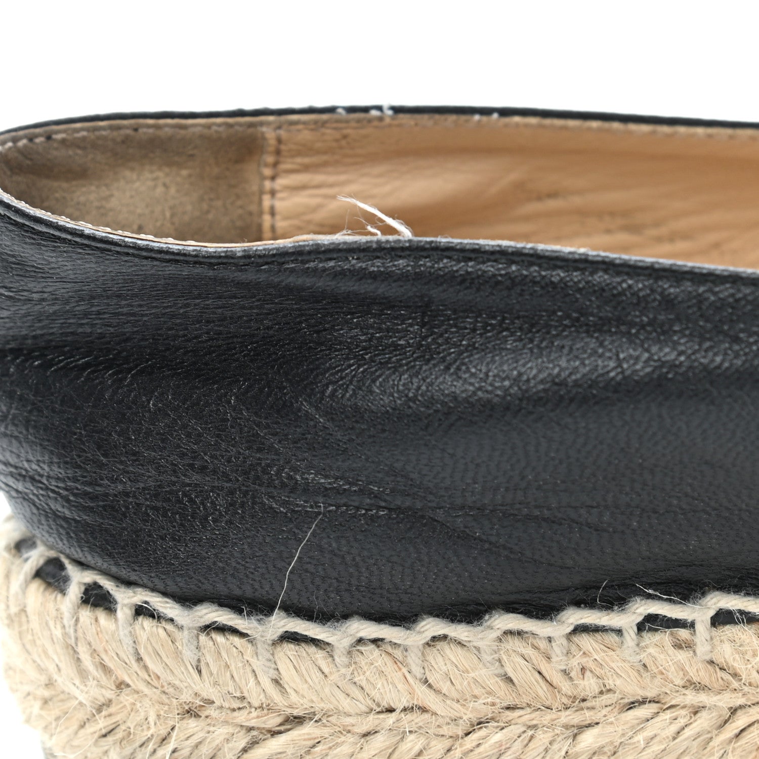 Chanel Lambskin CC Espadrilles 38 Black 12 of 15
