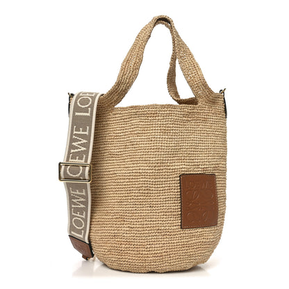 Loewe Raffia Mini Slit Tote Bag Natural Tan 1 of 11