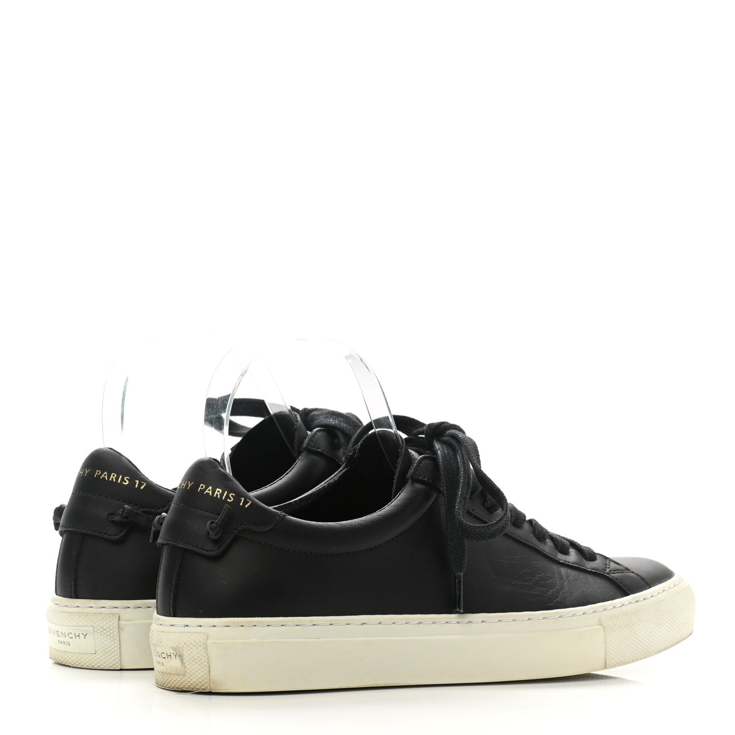 Calfskin Urban Street Sneakers 35 Black
