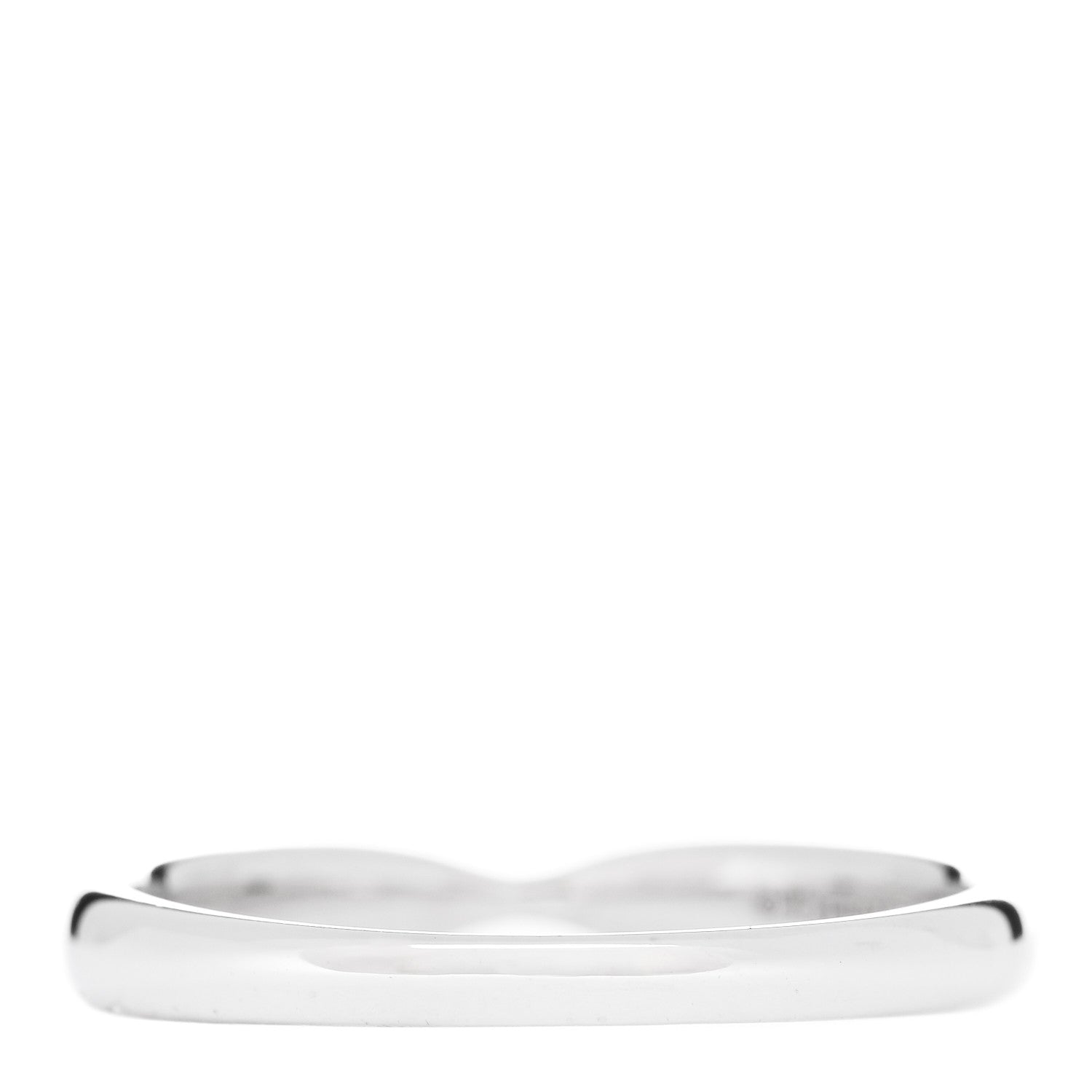 Tiffany Platinum 3mm Harmony Band Ring 58 8.25 3 of 4