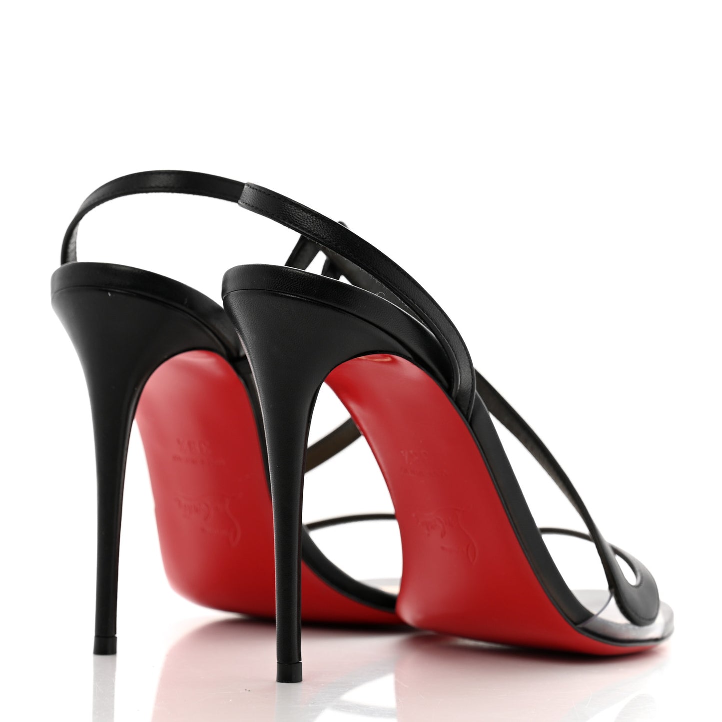 Nappa Rosalie 100 Sandals 38.5 Black