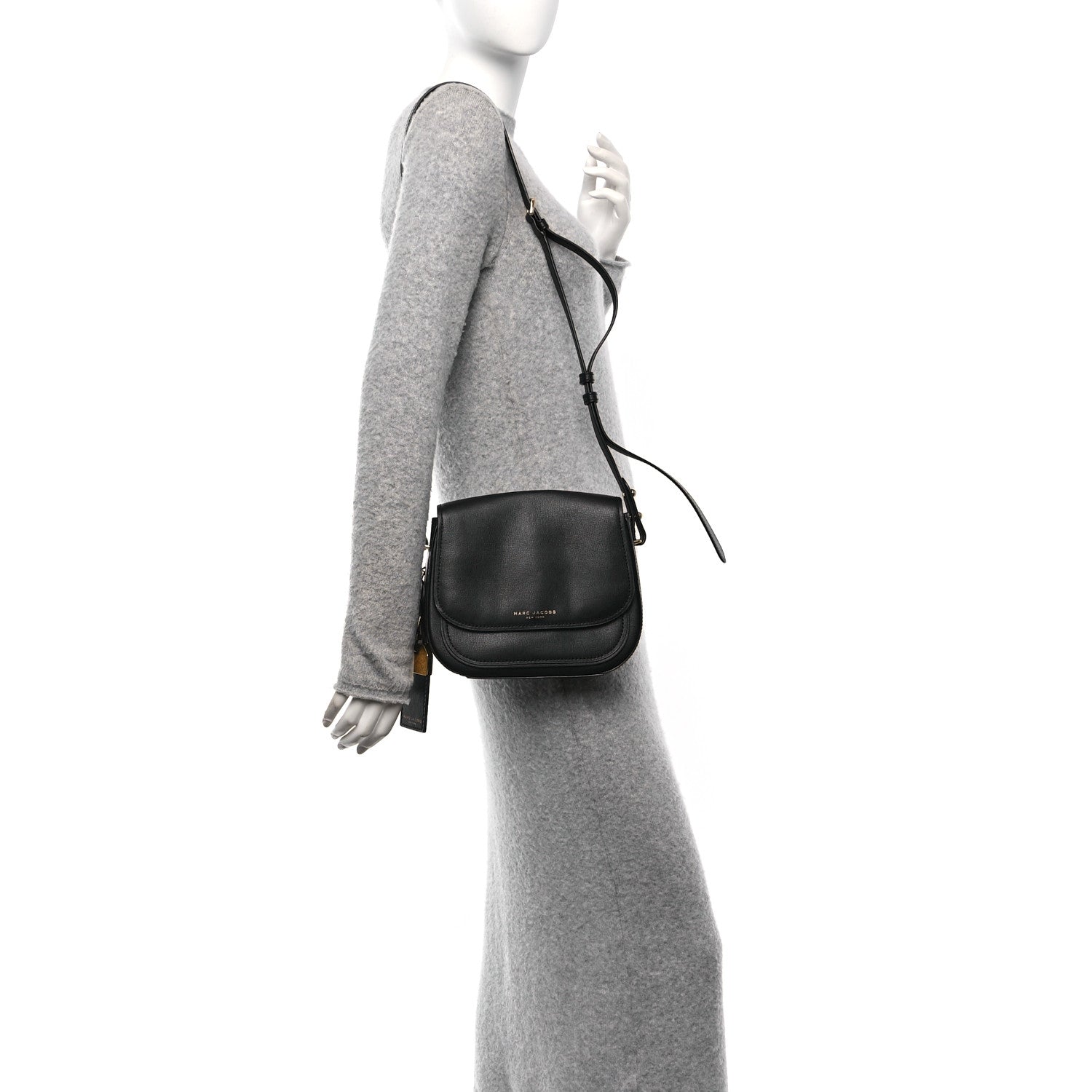 Marc Jacobs Calfskin Mini Rider Crossbody Black 2 of 10