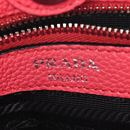 Prada Vitello Daino Bucket Bag Peonia 5 of 10