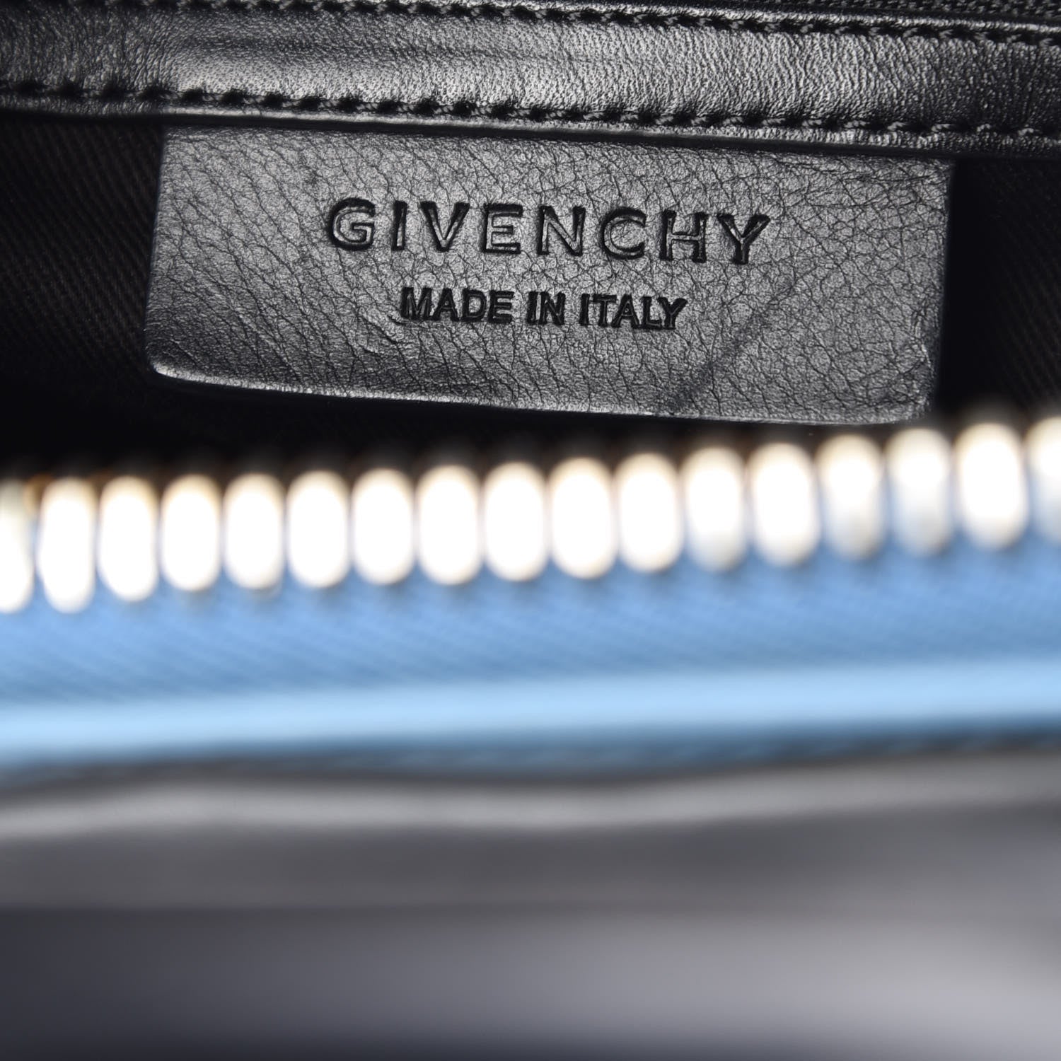 Givenchy Smooth Calfskin Small Bi-Color Antigona Blue Black 7 of 22