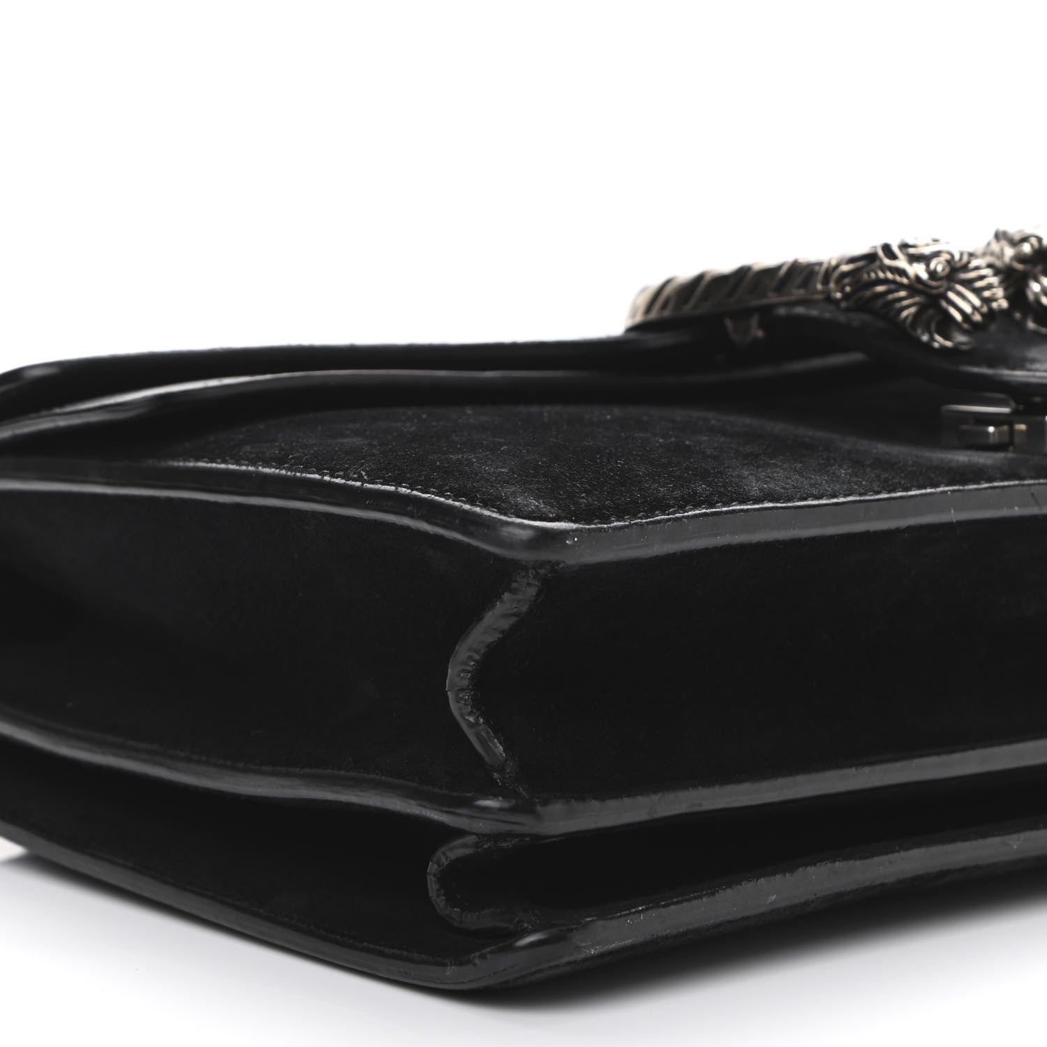 Gucci Suede Small Dionysus Shoulder Bag Black 8 of 11