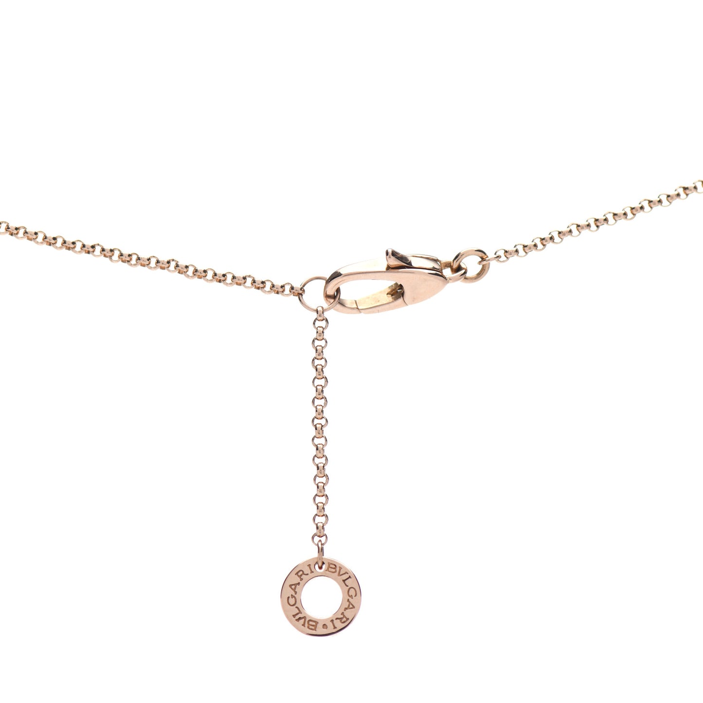 18K Rose Gold Mother of Pearl BVLGARI BVLGARI Pendant Necklace