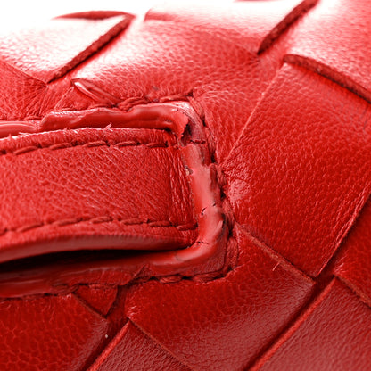 Bottega Veneta Nappa Intrecciato Small Camera Bag Red 12 of 12