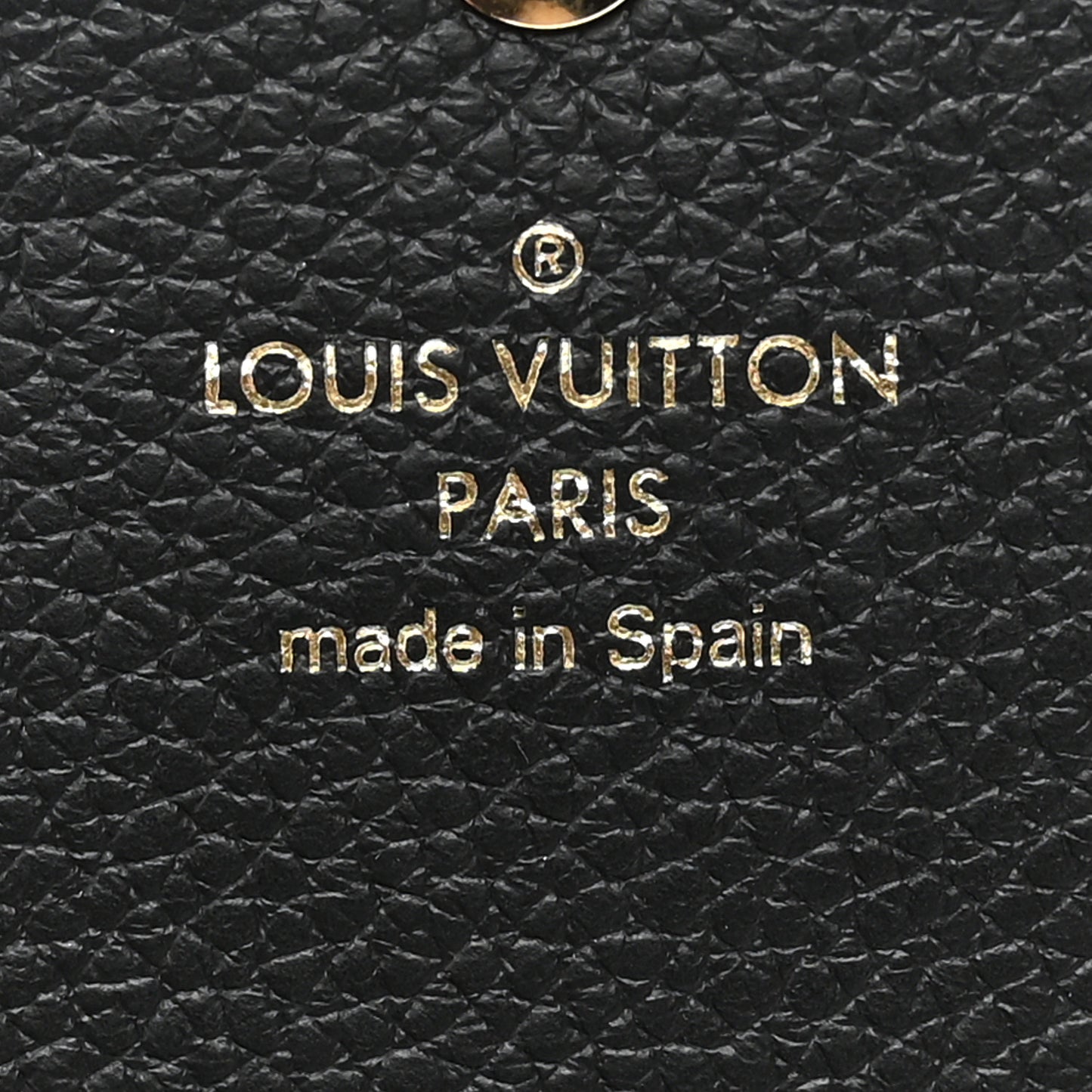 LOUIS VUITTON Empreinte Curieuse Wallet Black