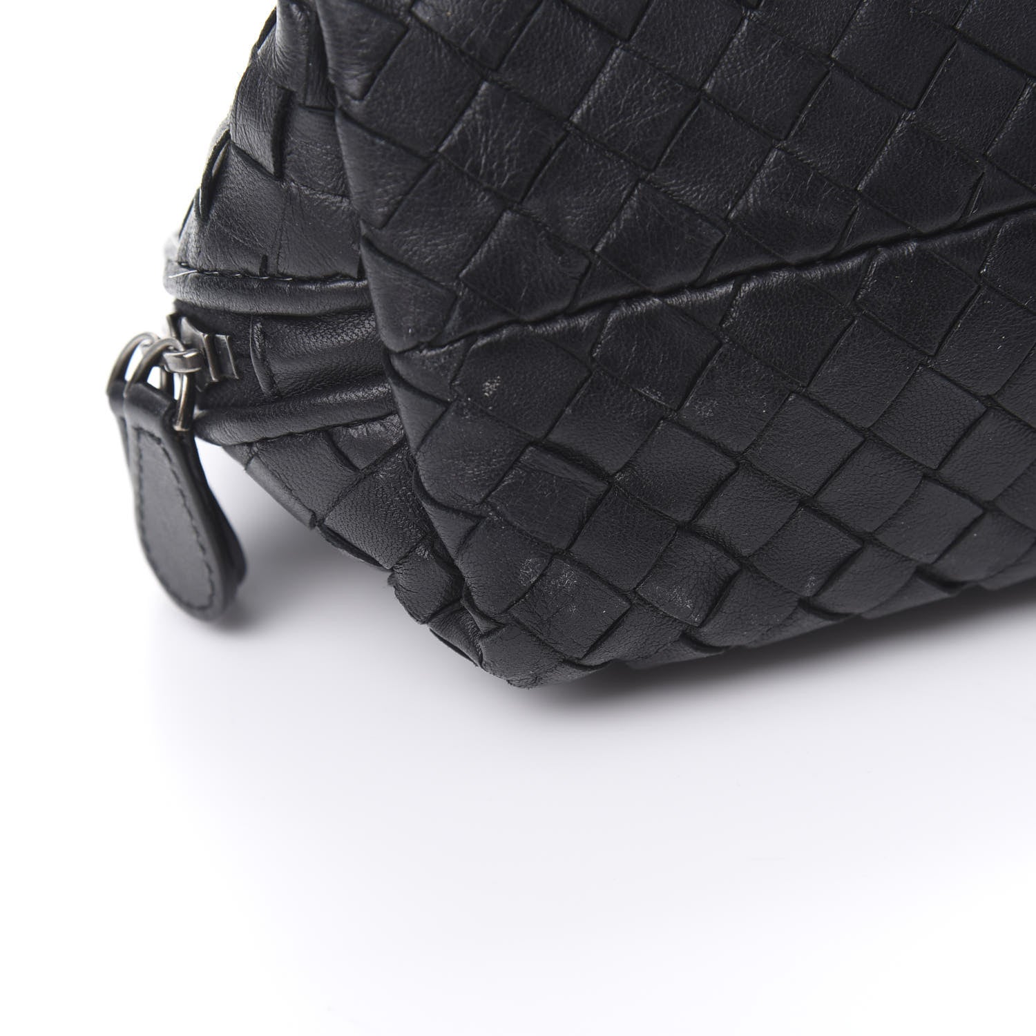 Bottega Veneta Nappa Intrecciato Cosmetic Case Black 10 of 12