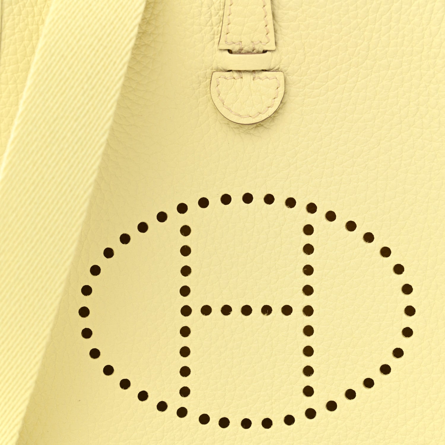 Hermes Taurillon Clemence Evelyne TPM Jaune Milton 8 of 11
