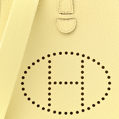 Hermes Taurillon Clemence Evelyne TPM Jaune Milton 8 of 11