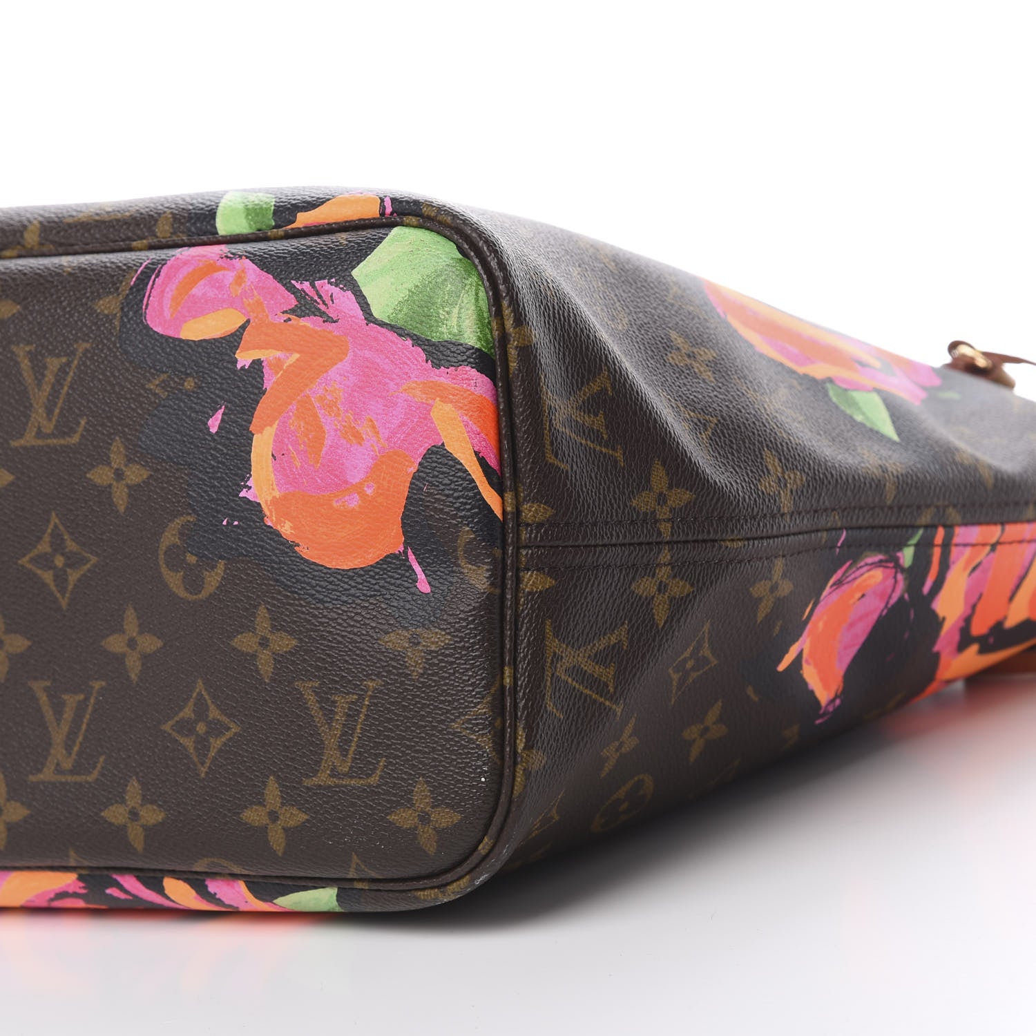 Louis Vuitton Monogram Roses Neverfull MM 9 of 14