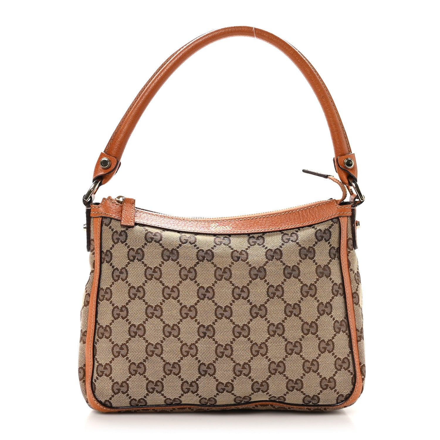 Gucci Monogram Abbey Shoulder Bag Brown 1 of 10