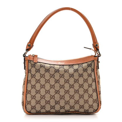 Gucci Monogram Abbey Shoulder Bag Brown 1 of 10