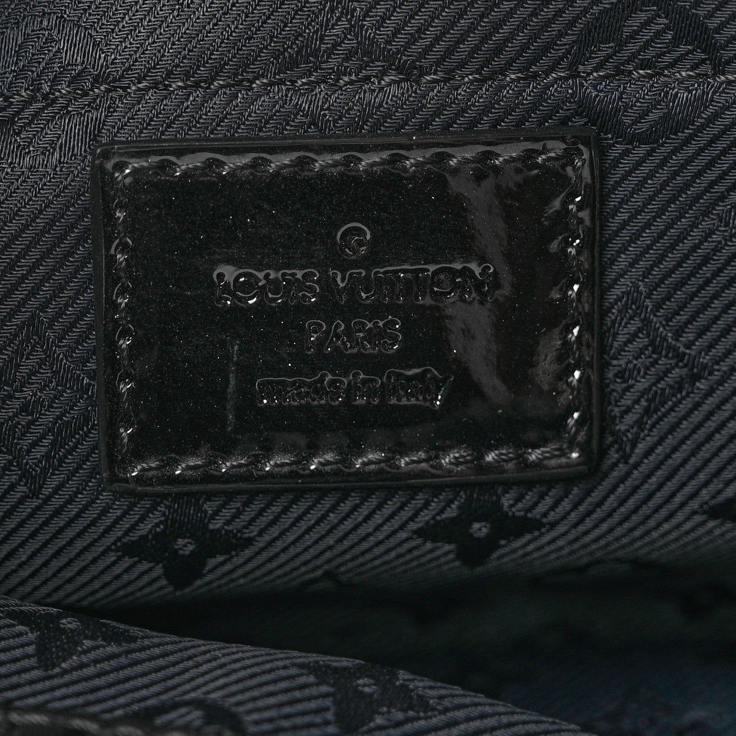 Louis Vuitton Jacquard Quilted Monogram Altair Clutch Black 6 of 6
