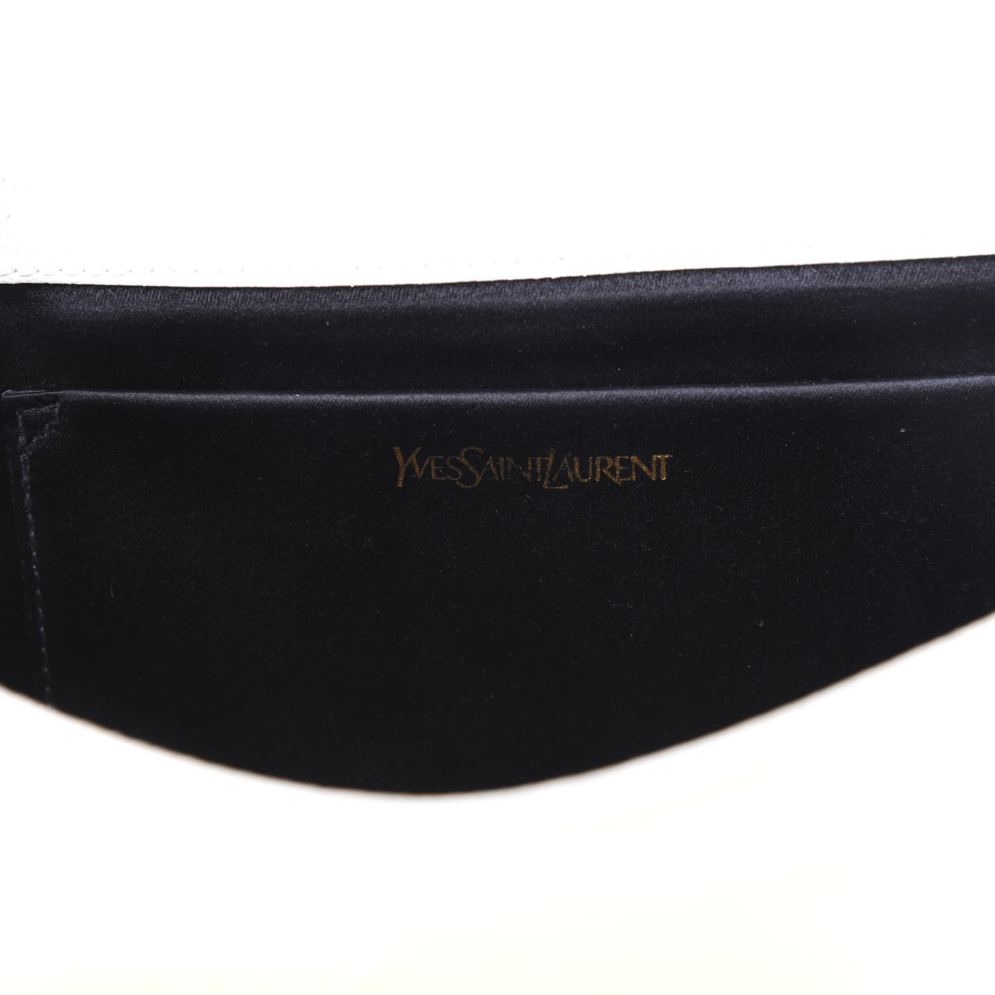 Patent Calfskin Ombre Monogram Large Belle De Jour Clutch Ivory Black