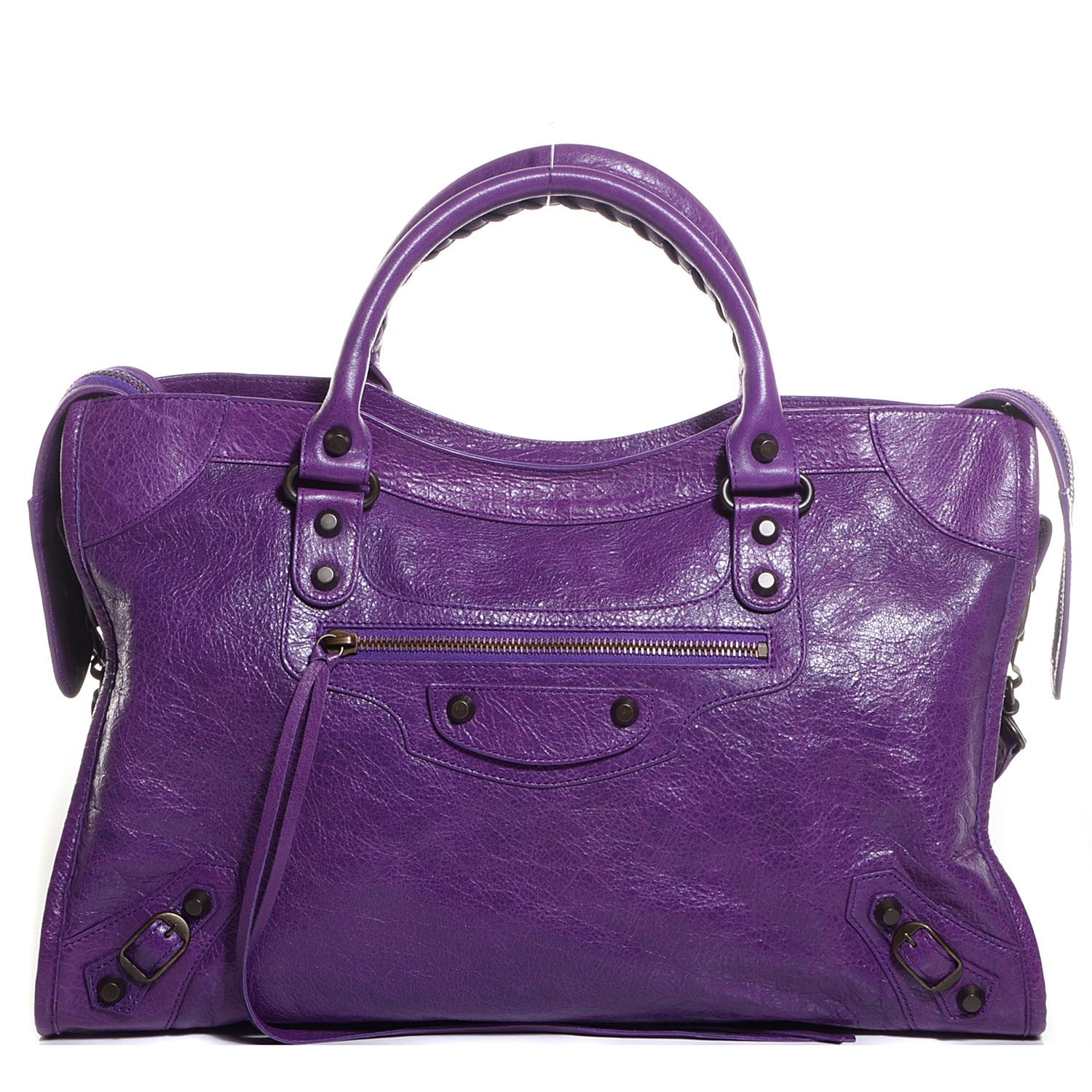 Balenciaga Agneau Classic Hardware City Ultraviolet 1 of 12