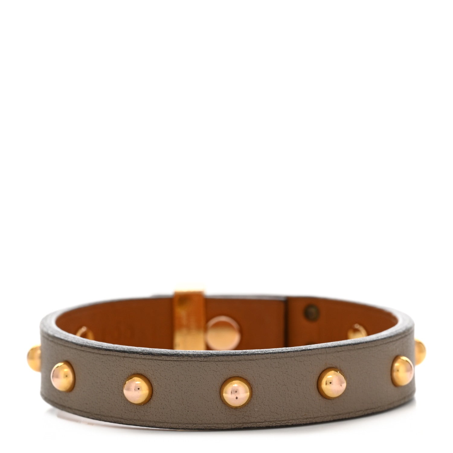Hermes Swift Mini Dog Clous Ronds Bracelet Gris Asphalte 2 of 6