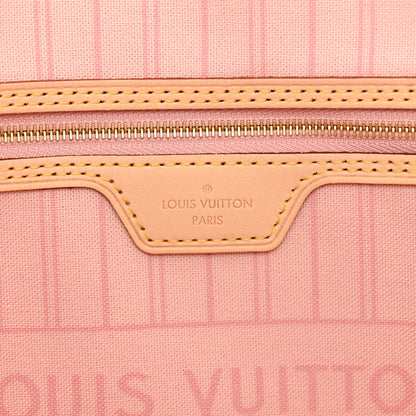 Louis Vuitton Damier Azur Neo Neverfull MM Rose Ballerine 7 of 10