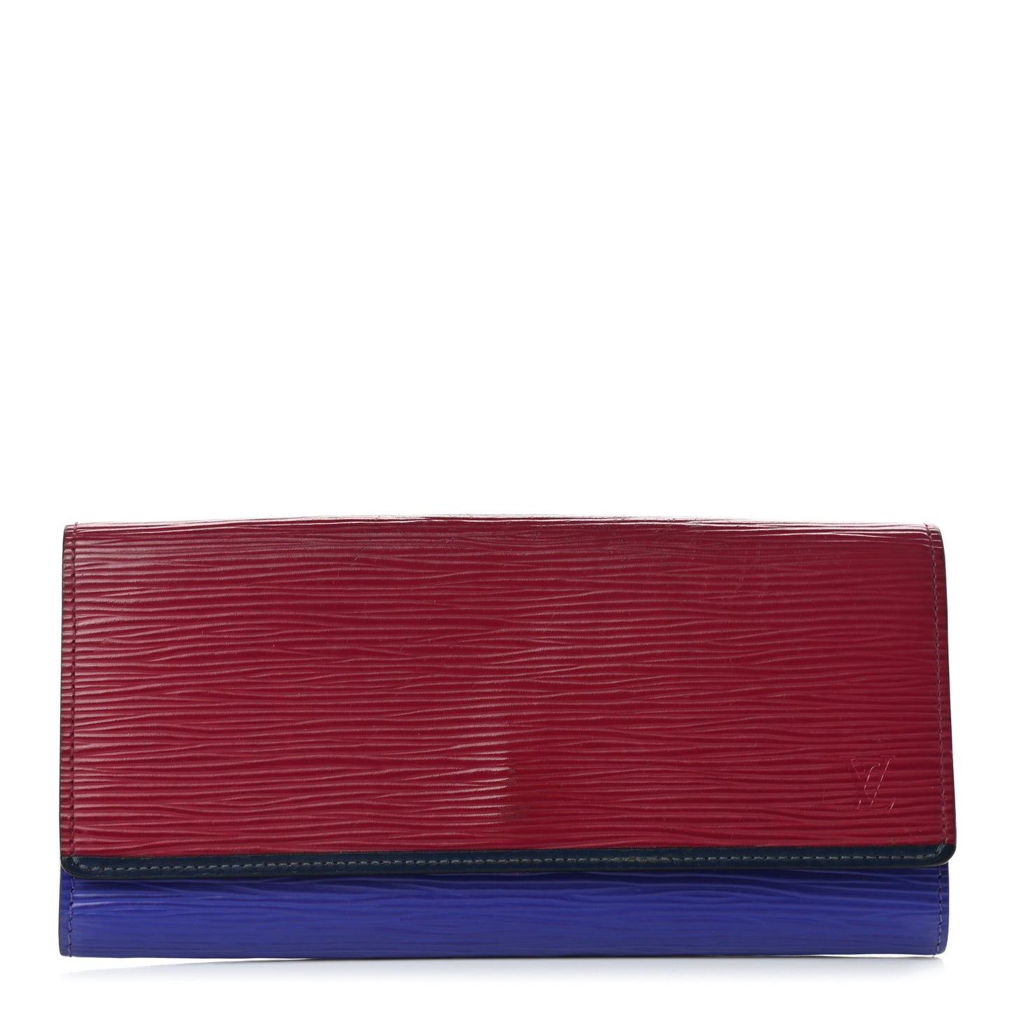Epi Flore Tri-Color Wallet Fuchsia