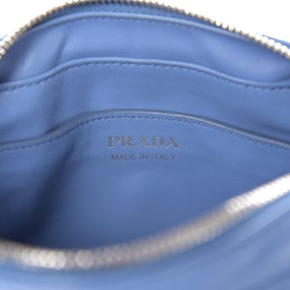Prada Soft Calfskin Diagramme Crossbody Bag Mare 6 of 9
