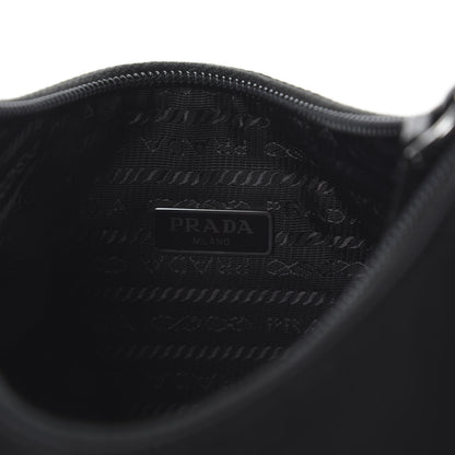 Prada Tessuto Nylon Mini Re-Edition 2000 Bag Black 7 of 7