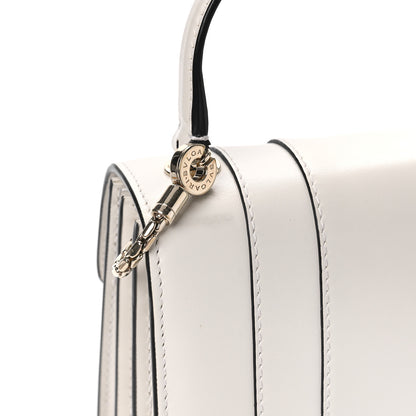Bulgari Calfskin Serpenti Forever Top Handle White 9 of 9
