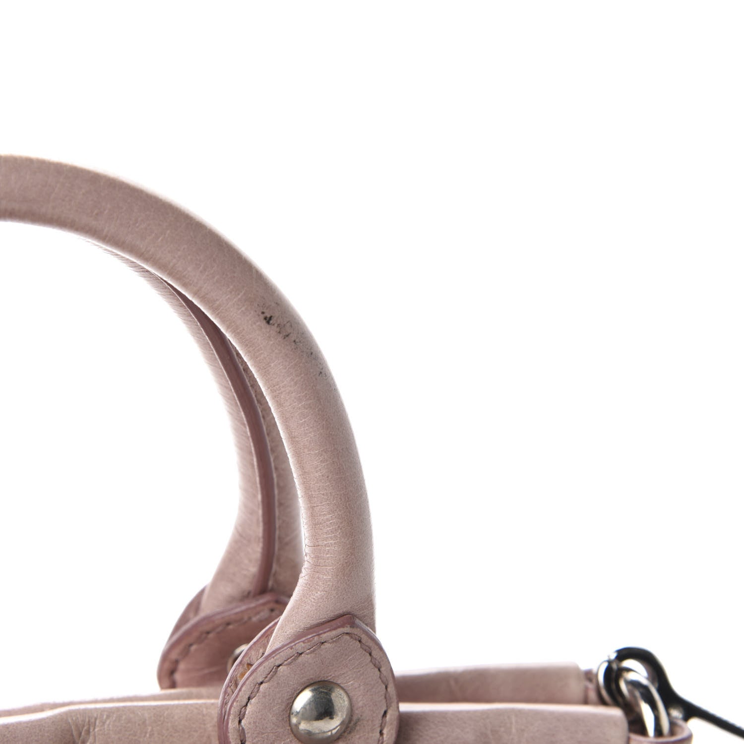 Miu Miu Vitello Shine Top Handle Satchel Mughetto 12 of 13