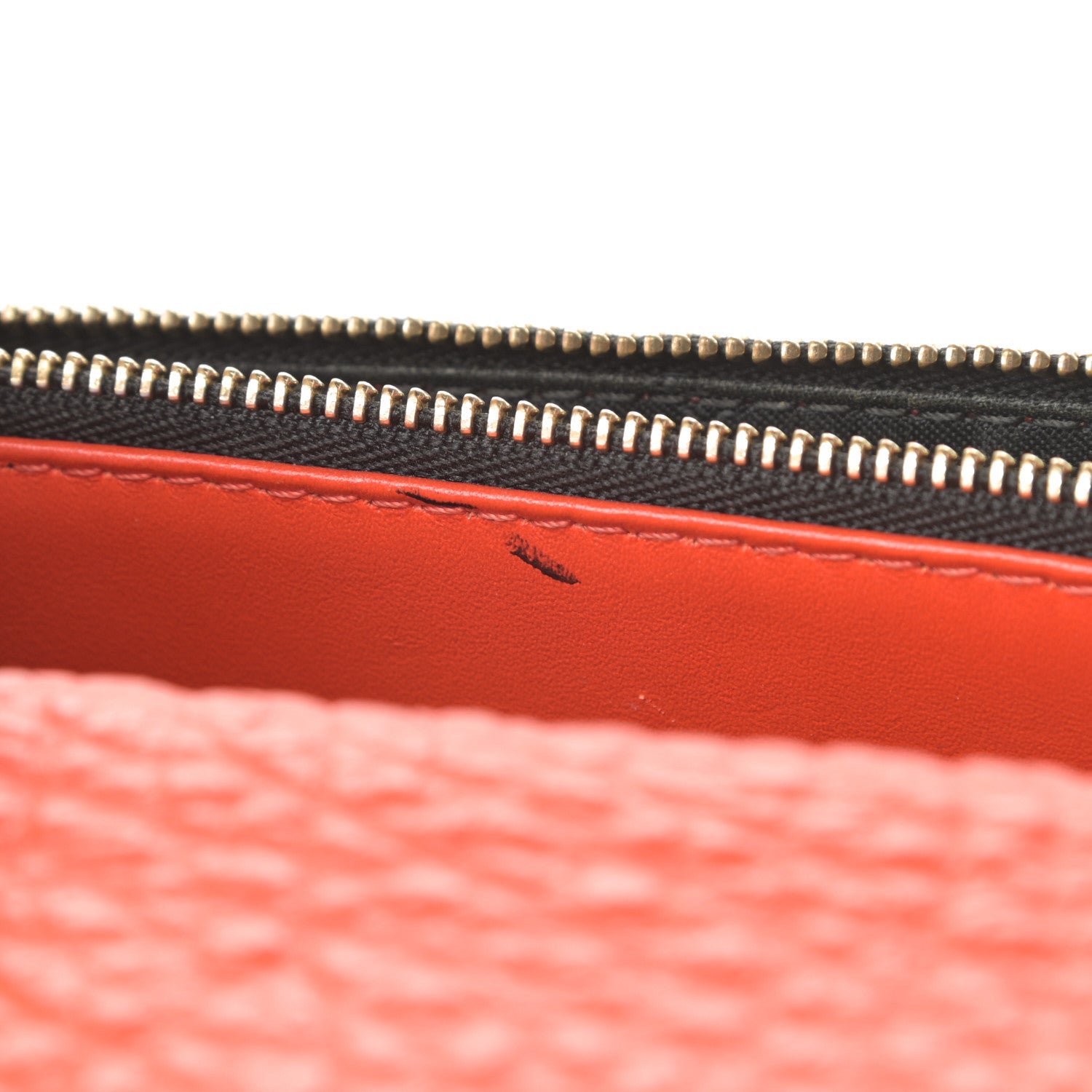 Burberry Signature Grain Small Madison Chain Clutch Orange 13 of 17