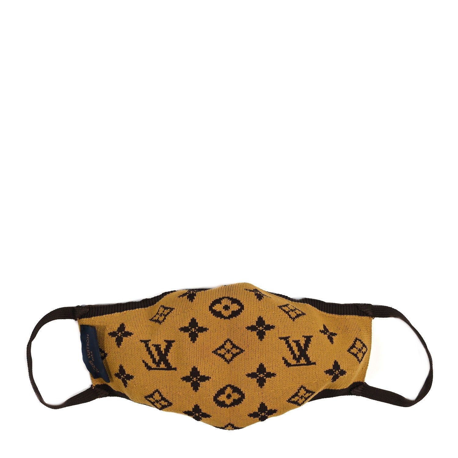 Louis Vuitton Monogram Knit Face Mask Brown 2 of 4