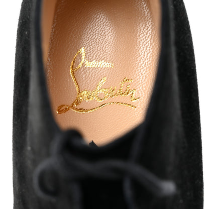 Christian Louboutin Veau Velours Compacta 70 Ankle Boots 35.5 Black 6 of 8