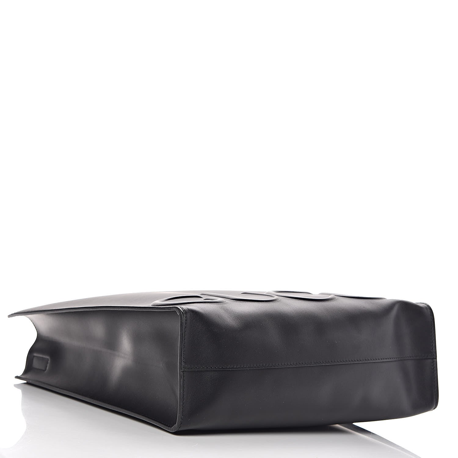 Gucci Calfskin Embossed Medium XL Tote Black 4 of 8