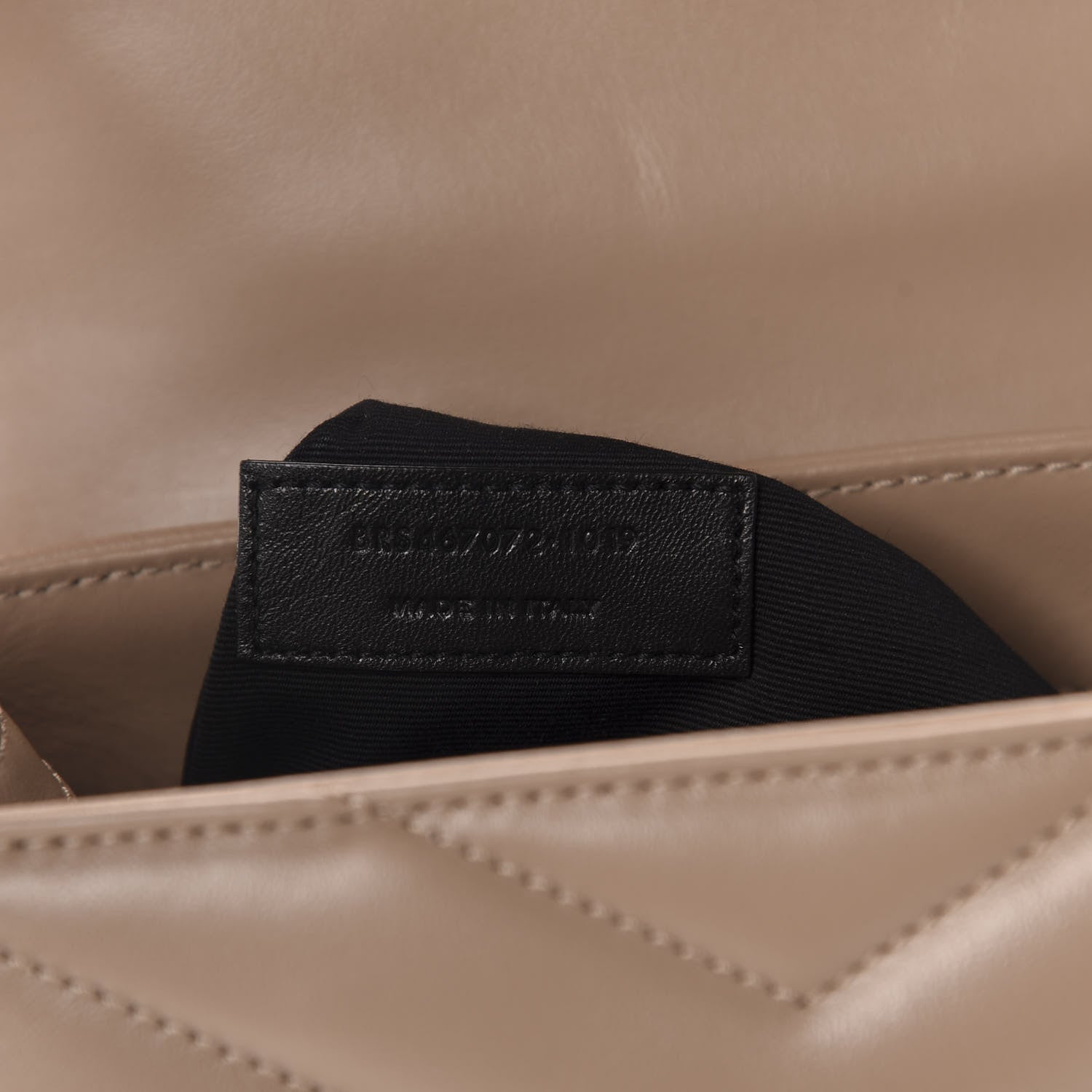 Saint Laurent Calfskin Y Quilted Monogram Toy Loulou Crossbody Bag Mink 8 of 11