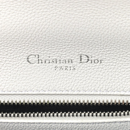 Christian Dior Grained Calfskin Small Diorama Flap Bag Off White 8 of 14