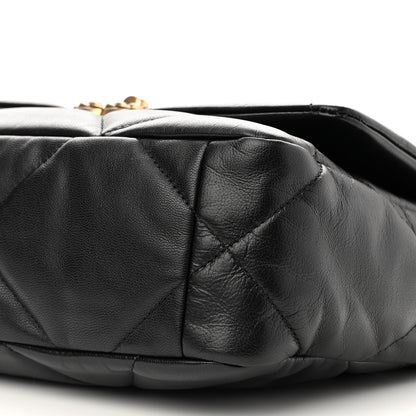 Chanel Lambskin Quilted Medium Chanel 19 Flap Black 10 of 13