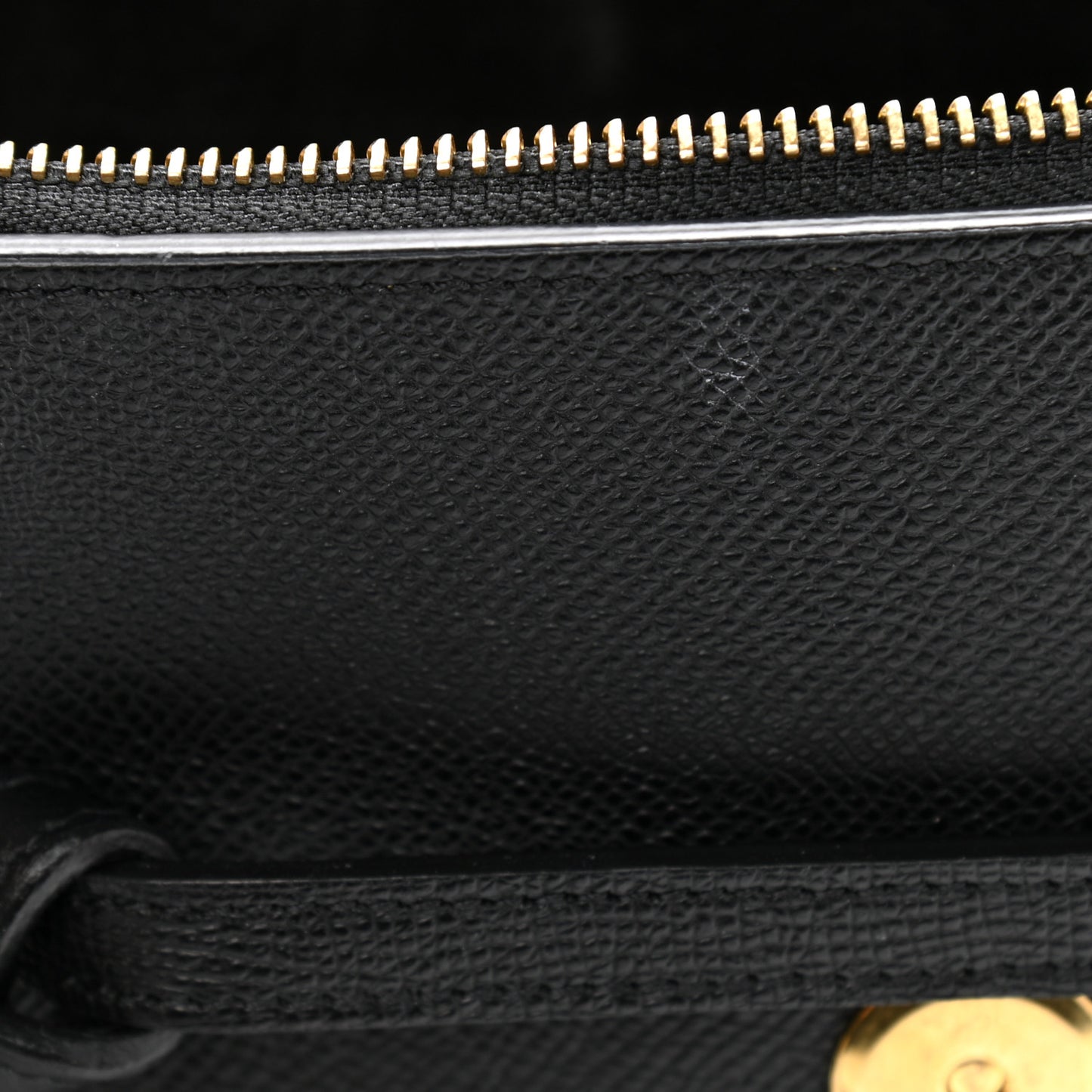 Grained Calfskin Nano Belt Bag Black