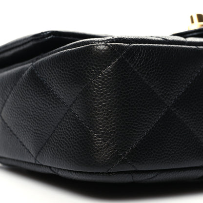 Chanel Caviar Quilted Mini Sweetheart Flap Black 9 of 10