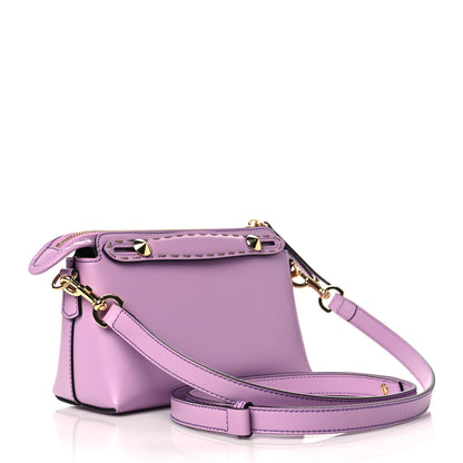 Fendi Vitello King Logo Embossed Mini By The Way Boston Bag Violetta 3 of 11