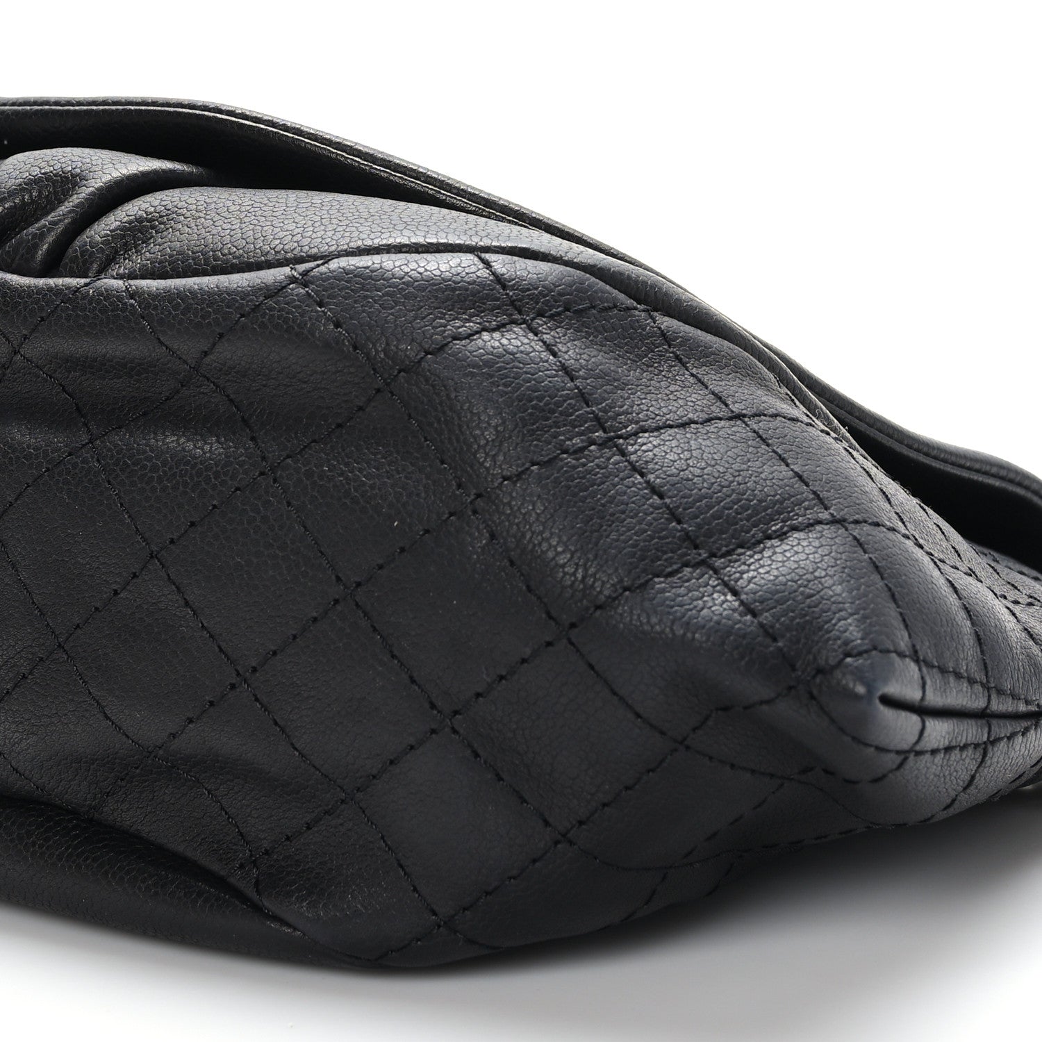 Chanel Caviar Half Moon Large Flap Black 9 of 9