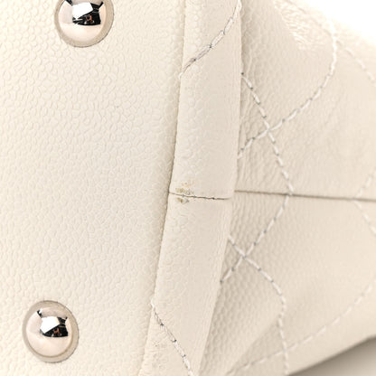 Chanel Grained Calfskin Shopping Fever Tote White 12 of 13