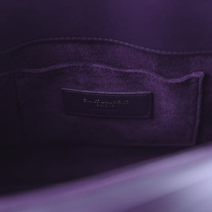 Saint Laurent Calfskin Baby Sac de Jour Purple 8 of 9