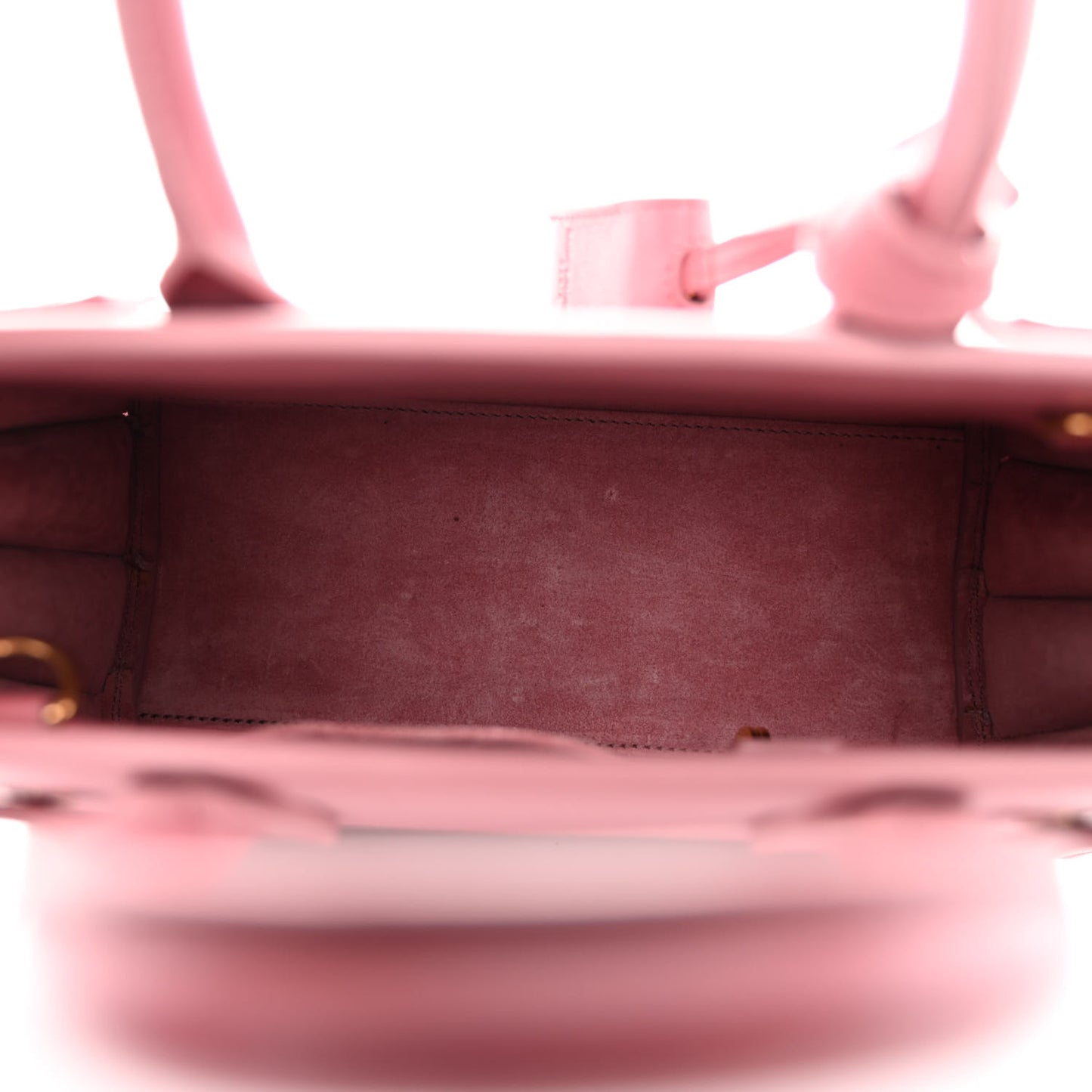 Calfskin Nano Sac De Jour Rose Dark