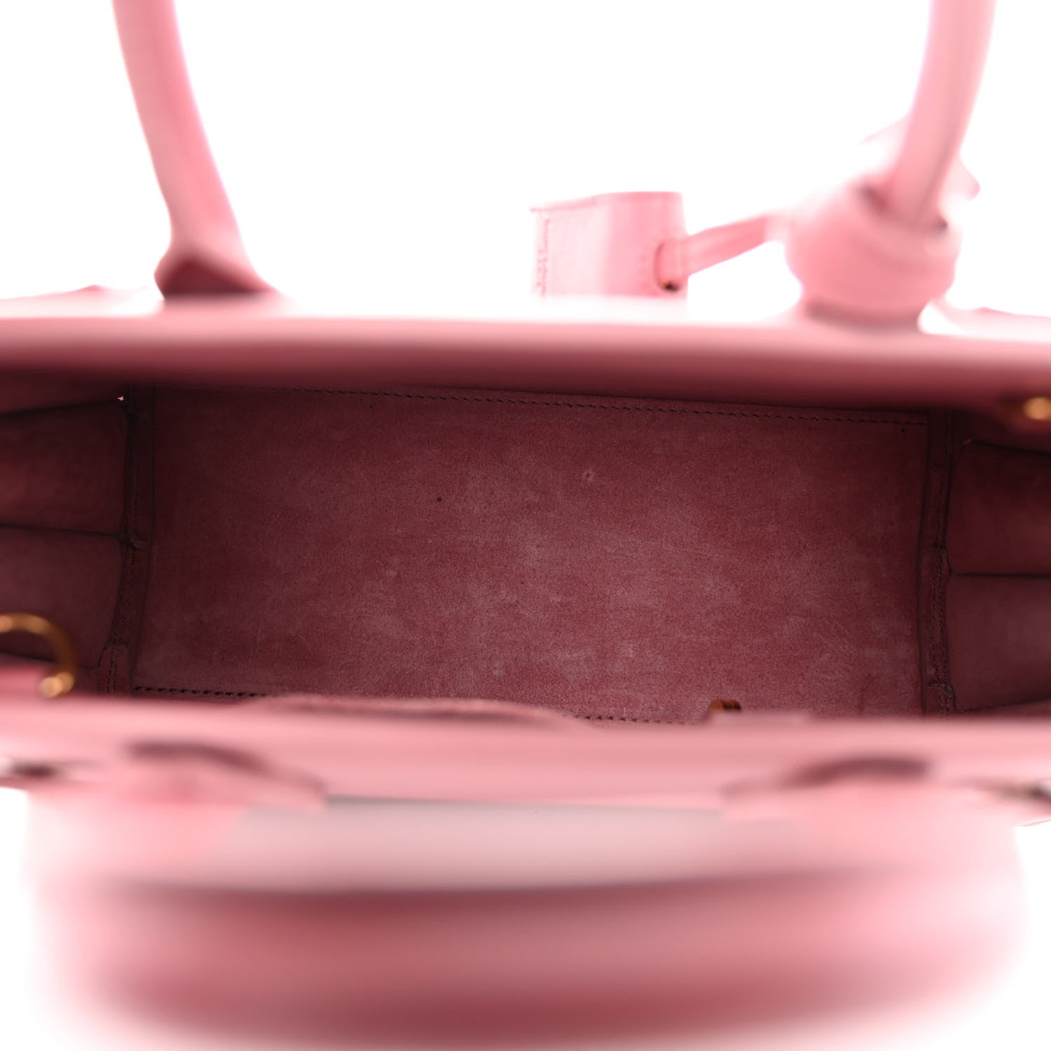 Saint Laurent Calfskin Nano Sac De Jour Rose Dark 5 of 9