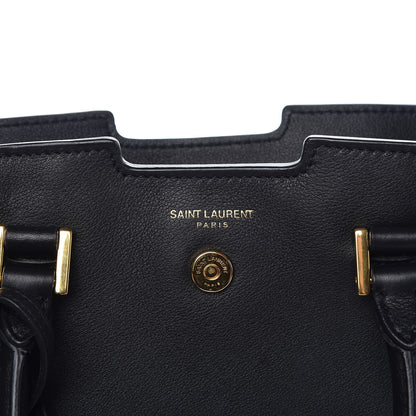 Saint Laurent Calfskin Monogram Baby Downtown Cabas Black 7 of 11