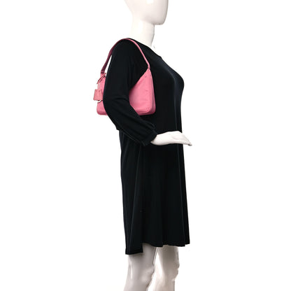 Prada Tessuto Nylon Mini Re-Edition 2000 Bag Begonia 2 of 8
