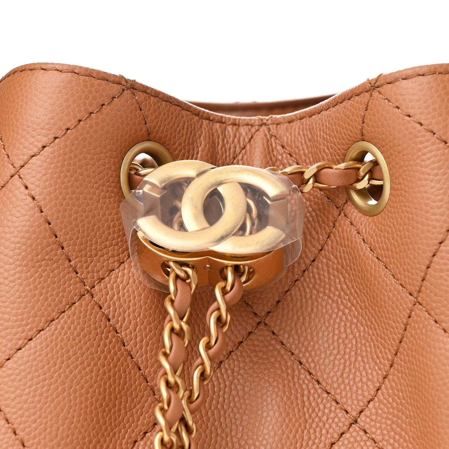 Chanel Caviar Quilted Small Chanel 25 Handbag Brown 8 of 11