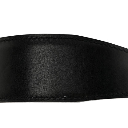 Hermes Box Chamonix 32mm H Belt 80 32 Black Gold 11 of 11